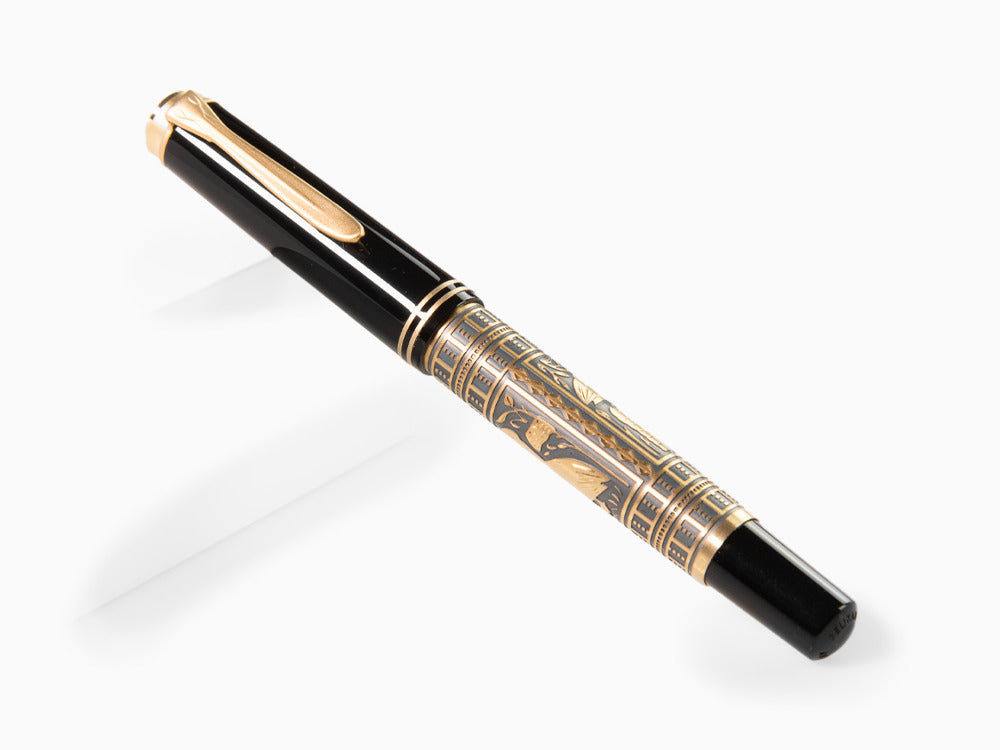 Pelikan Toledo M700 Füllfederhalter, Silber & Gold, 927822, Special Ed.