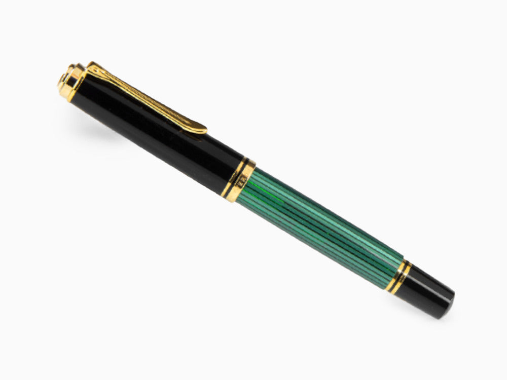 Pelikan Füllfederhalter Souverän M 600, Schwarz Grün, 980029