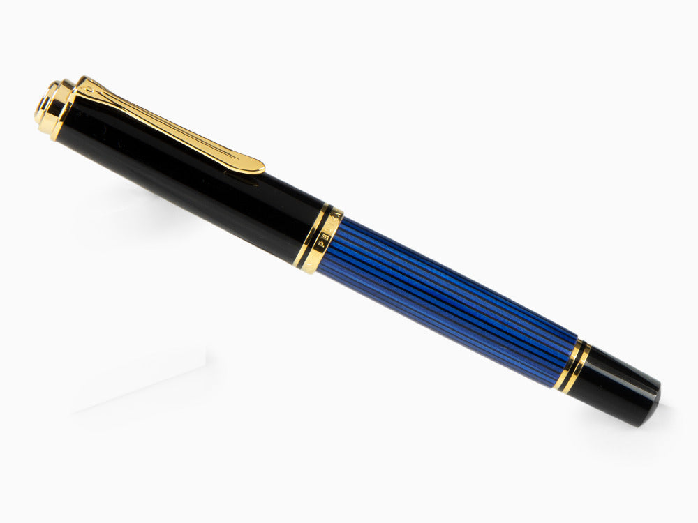 Pelikan Füllfederhalter Souverän M 600, Schwarz Blau, 995324