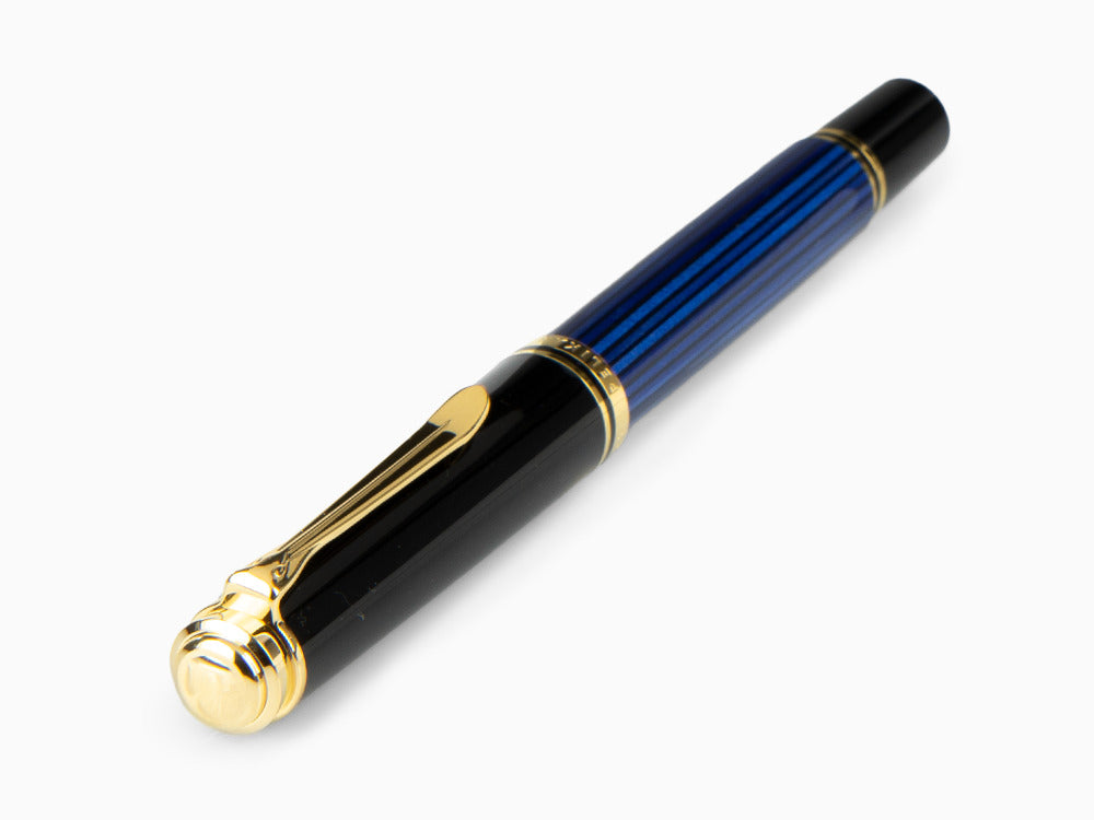 Pelikan Füllfederhalter Souverän M 600, Schwarz Blau, 995324