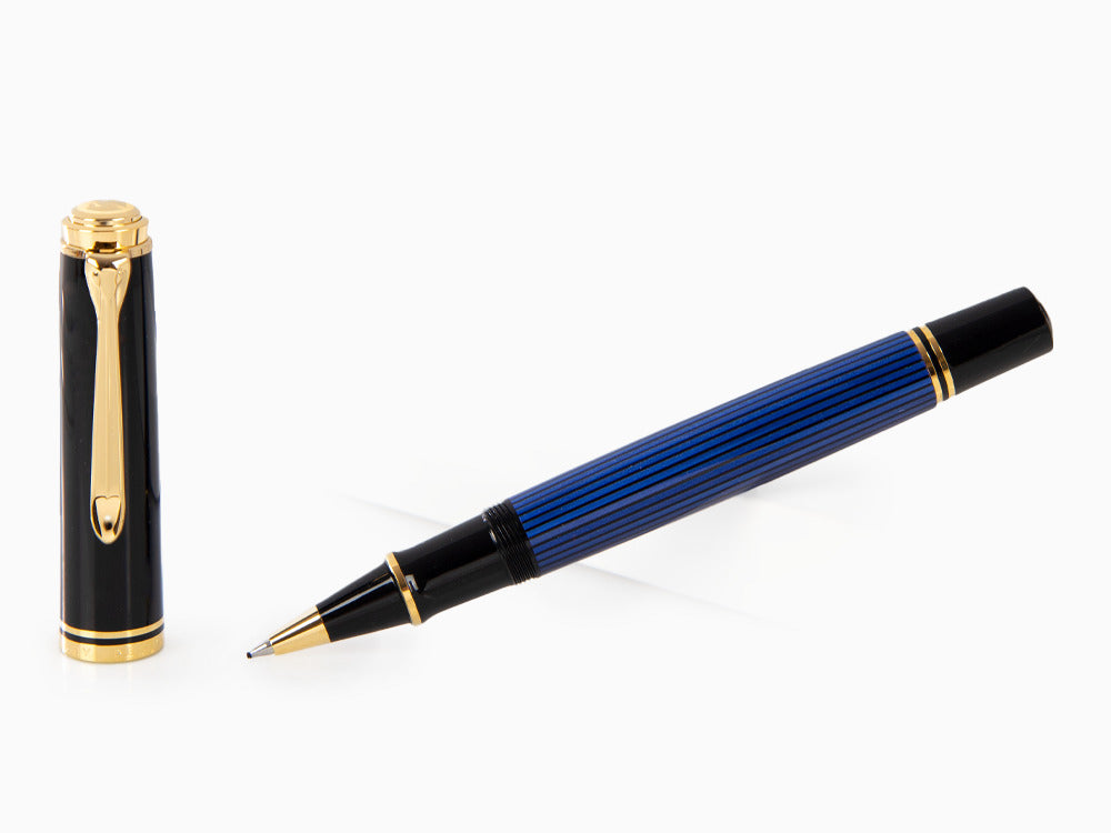 Pelikan Roller Souverän R800, Schwarz und Blau, 997668