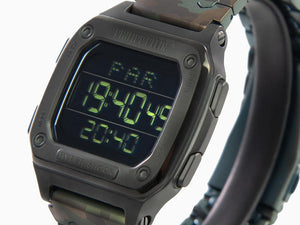 Philipp Plein Hyper Shock Quartz Uhr, Schwarz, 44 mm, Mineral Glas, PWHAA0921