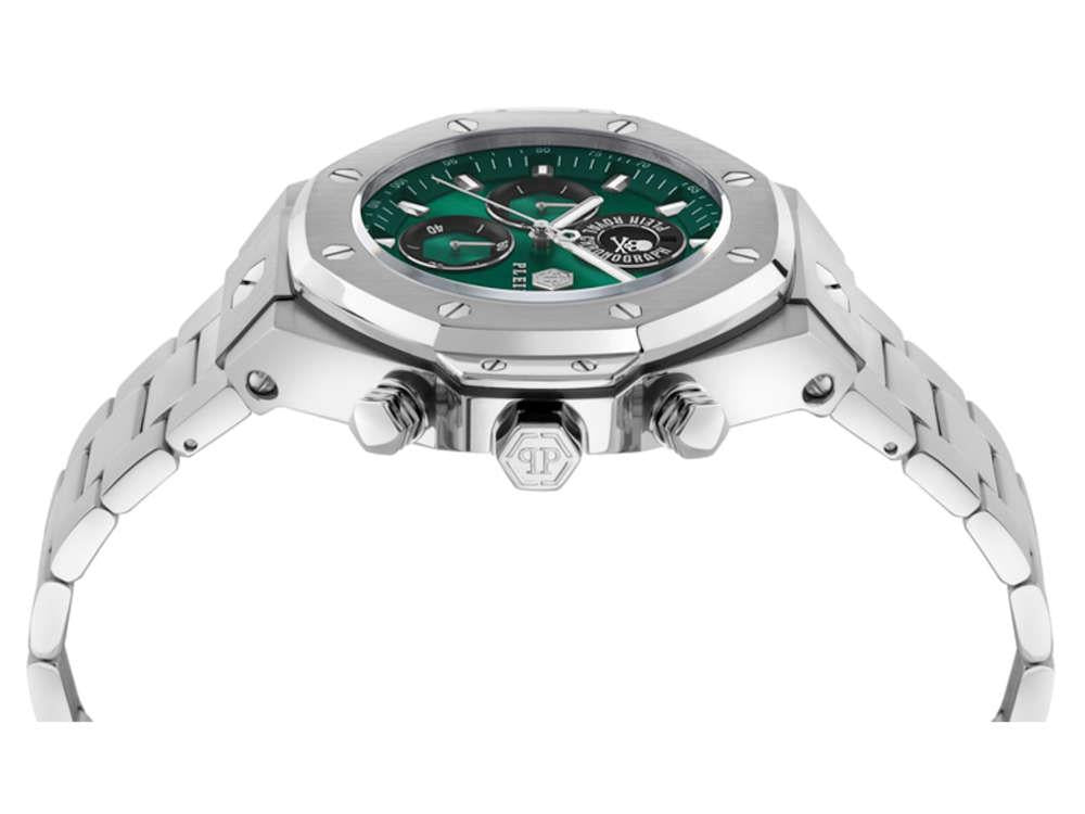 Philipp Plein Chrono Royal Sport-Tech Quarz-Uhr, Grün, 46mm, PWLFA0425
