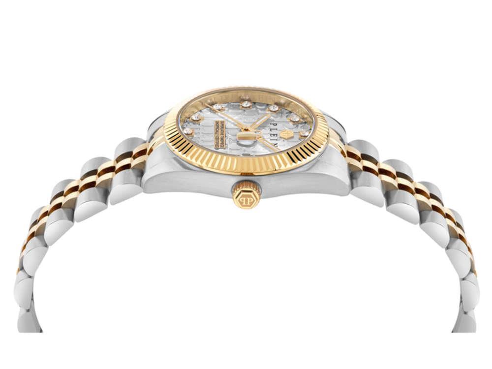 Philipp Plein Date Superlative Quartz Uhr, Grau, 28 mm, PWNFA0425