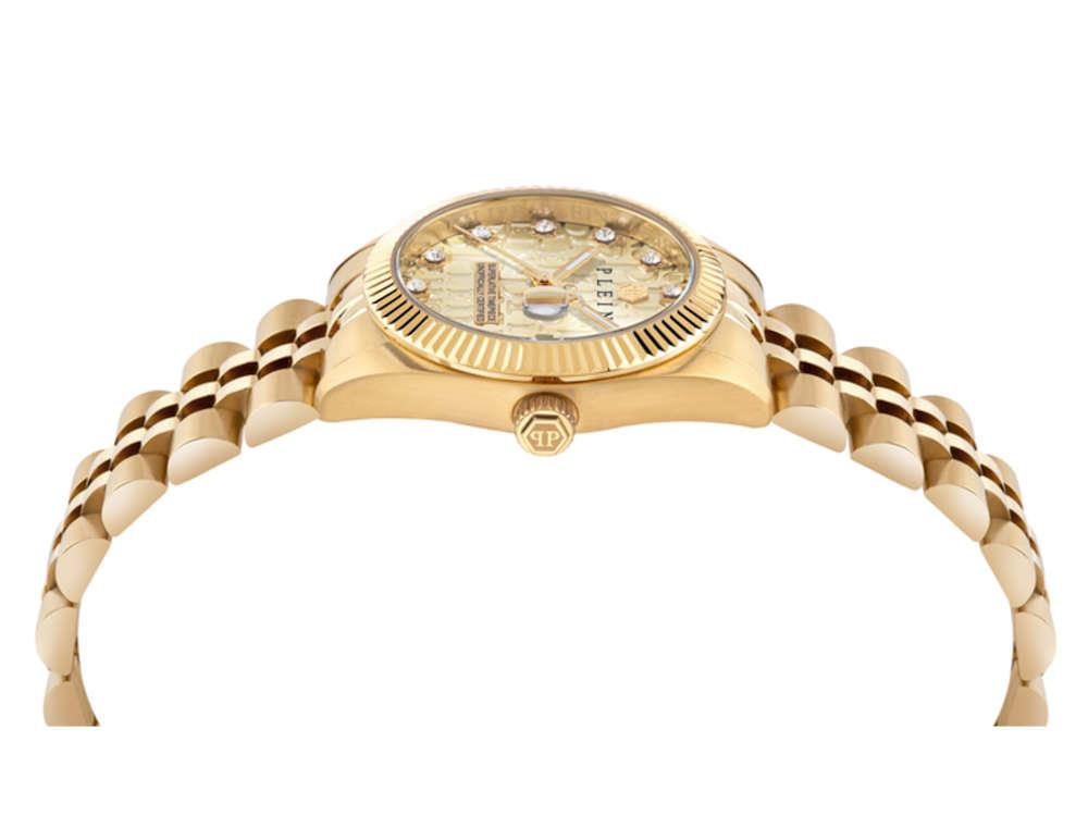 Philipp Plein Date Superlative Quartz Uhr, Golden, 28 mm, PWNFA0525