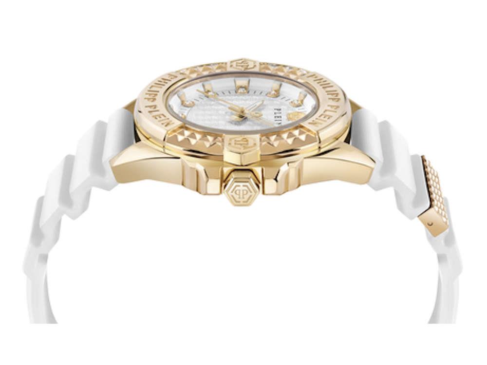 Philipp Plein Majesty Quartz Uhr, Weiss, 38 mm, PWOFA0125
