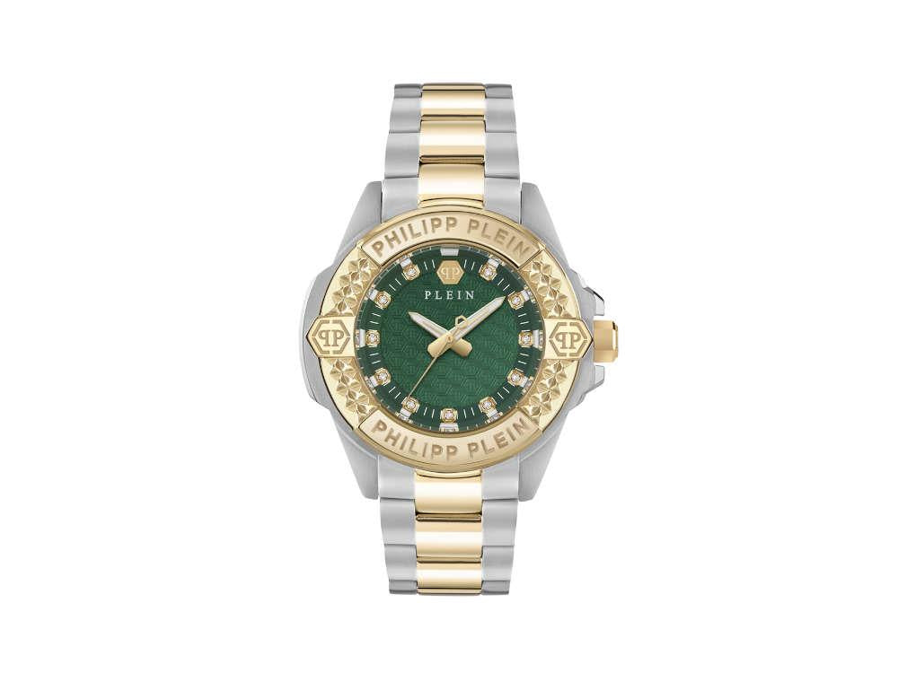 Philipp Plein Majesty Quartz Uhr, Grün, 38 mm, PWOFA0625