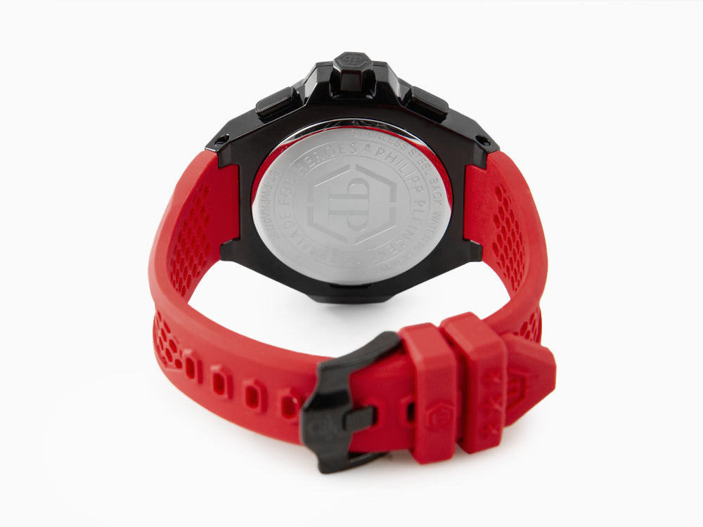 Philipp Plein Chrono Royal Quartz Uhr, PVD, Schwarz, 46 mm, PWPRA0724