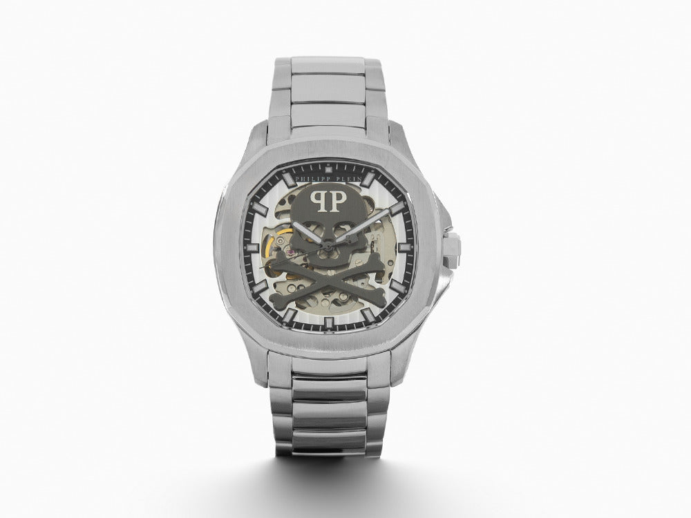 Philipp Plein Plein Philipp 42 mm Automatik Uhr, Grau, PWRAA0223