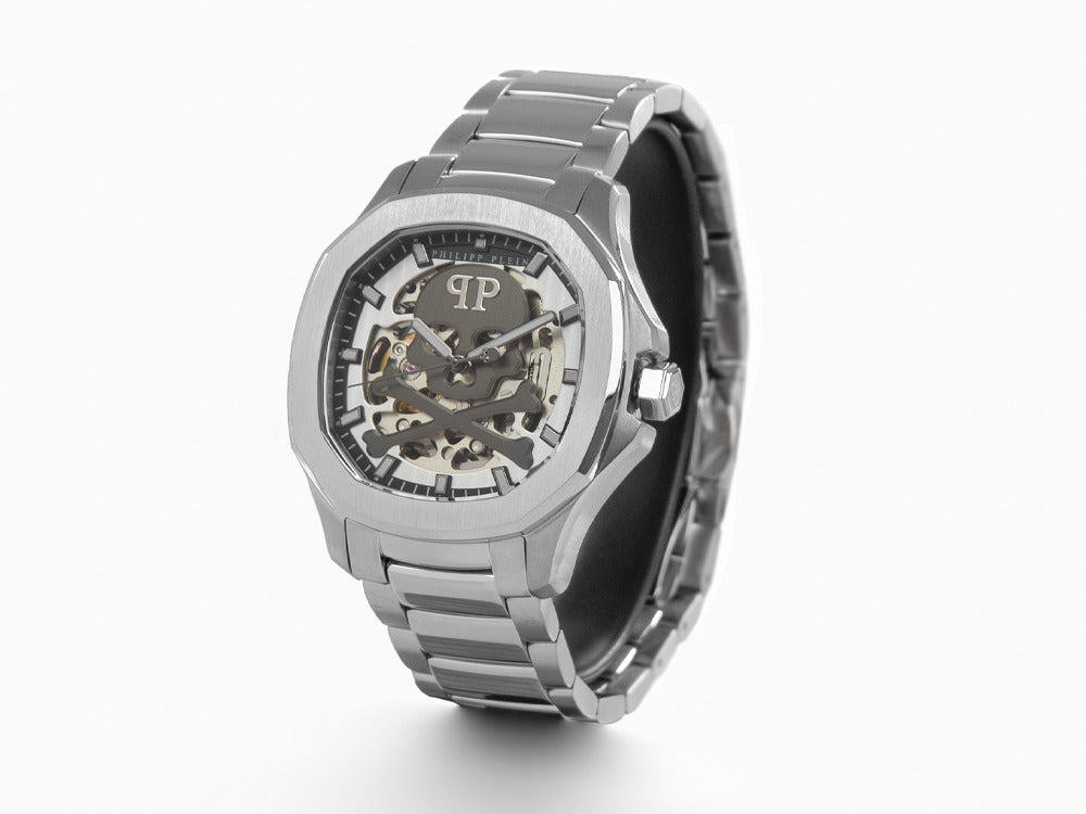 Philipp Plein Plein Philipp 42 mm Automatik Uhr, Grau, PWRAA0223