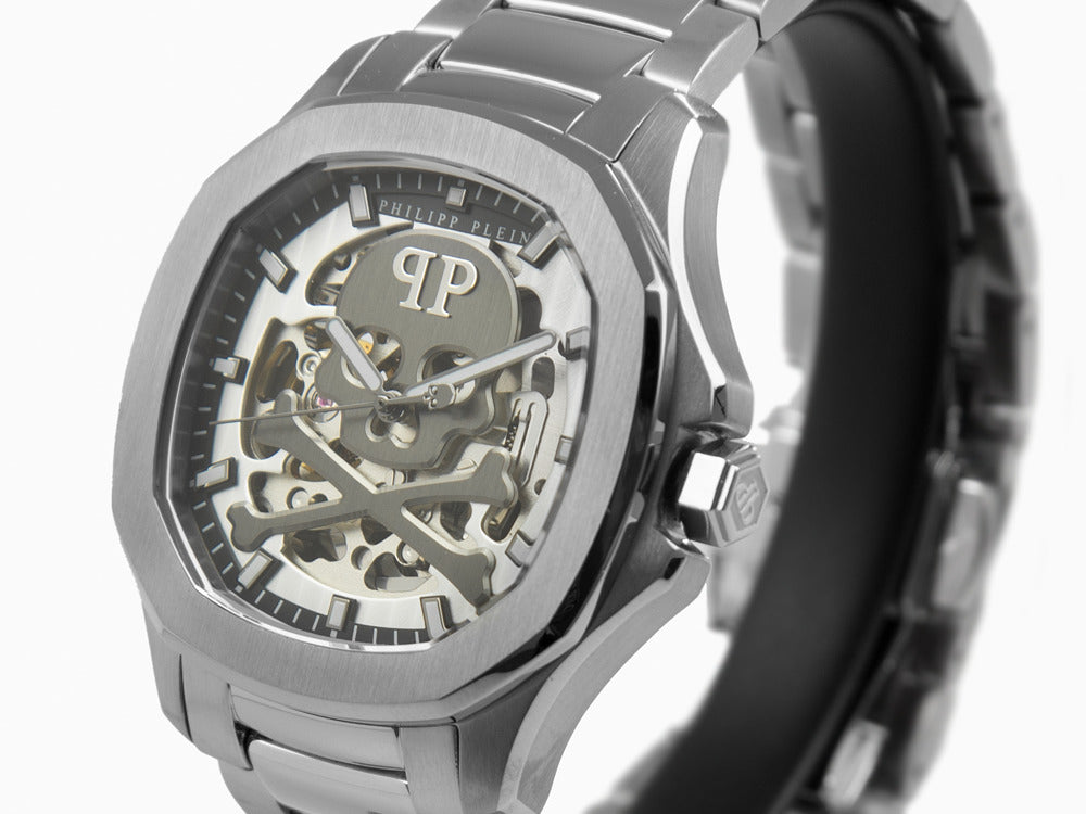 Philipp Plein Plein Philipp 42 mm Automatik Uhr, Grau, PWRAA0223