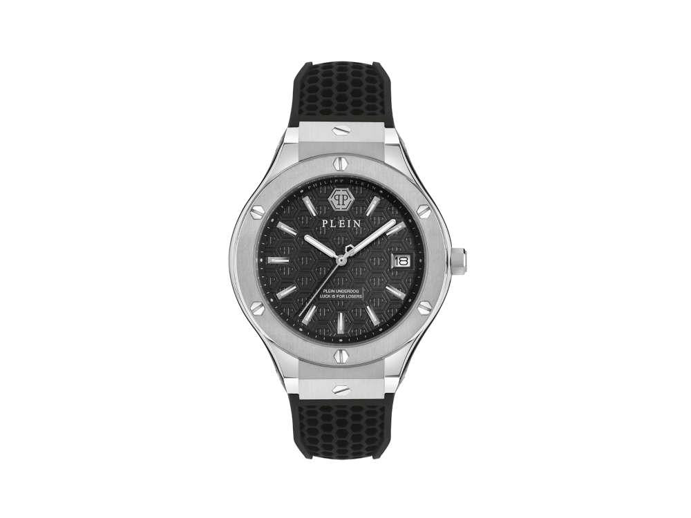 Philipp Plein Underdog Quartz Uhr, Schwarz, 44 mm, PWUFA0125