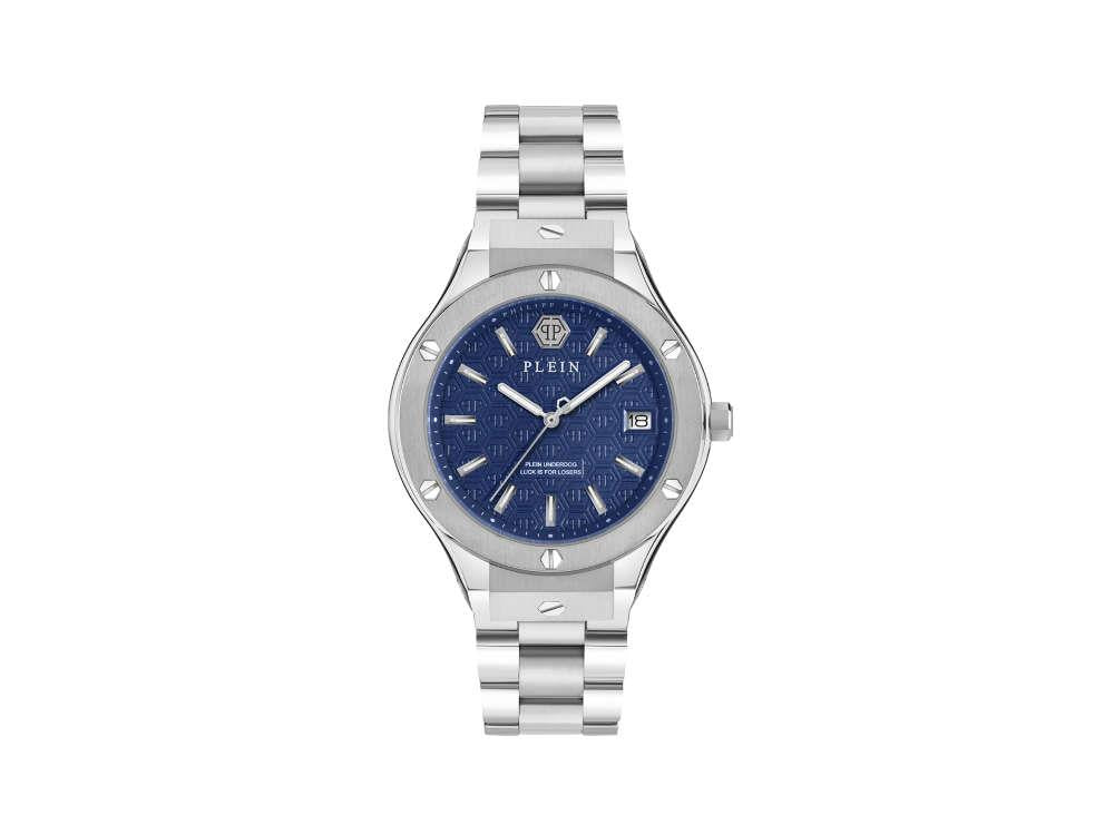 Philipp Plein Underdog Quartz Uhr, Blau, 44 mm, PWUFA0425