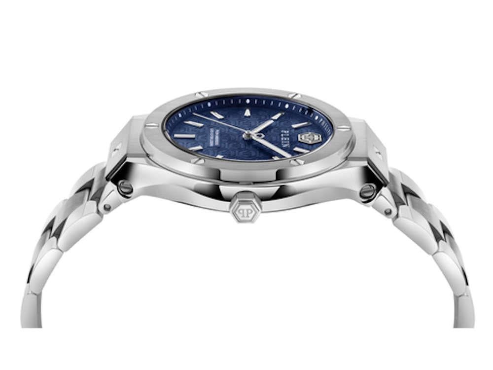 Philipp Plein Underdog Quartz Uhr, Blau, 44 mm, PWUFA0425
