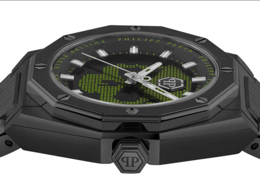 Philipp Plein Plein Deluxe Quartz Uhr, Schwarz, 44 mm, PWWGA0226