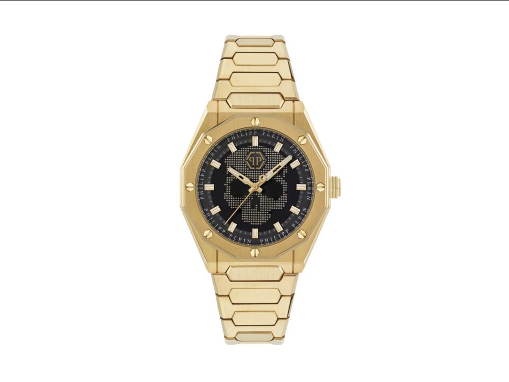 Philipp Plein Plein Deluxe Quartz Uhr, Schwarz, 44 mm, PWWGA0326