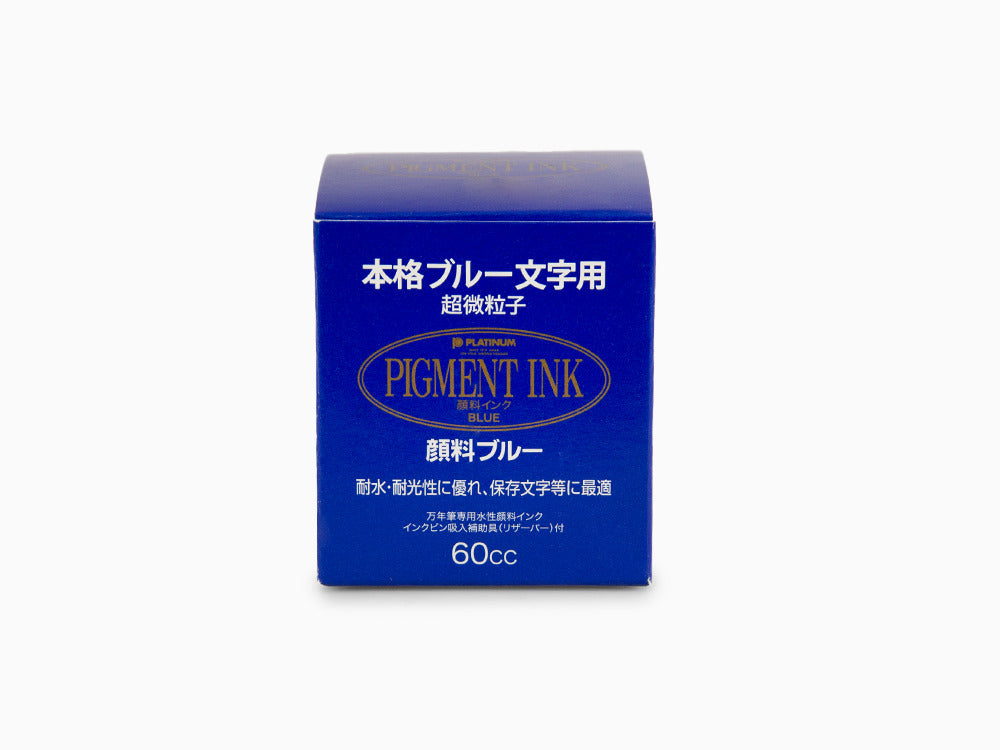 Platinum Tintenfass, 60ml. Blau, Pigmenttinte