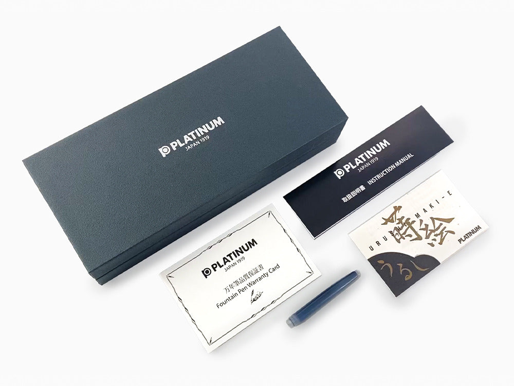 Plaisir Füllfederhalter, Eloxiertes aluminium, Schwarz, PGB-1000-1 - Nib M