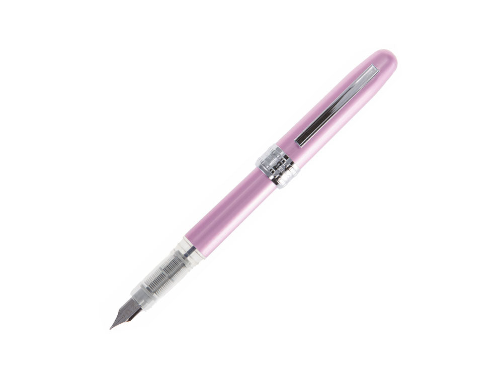 Platinum Plaisir Füllfederhalter, Aluminium, Rosa, PGB-1000-21 - Nib F