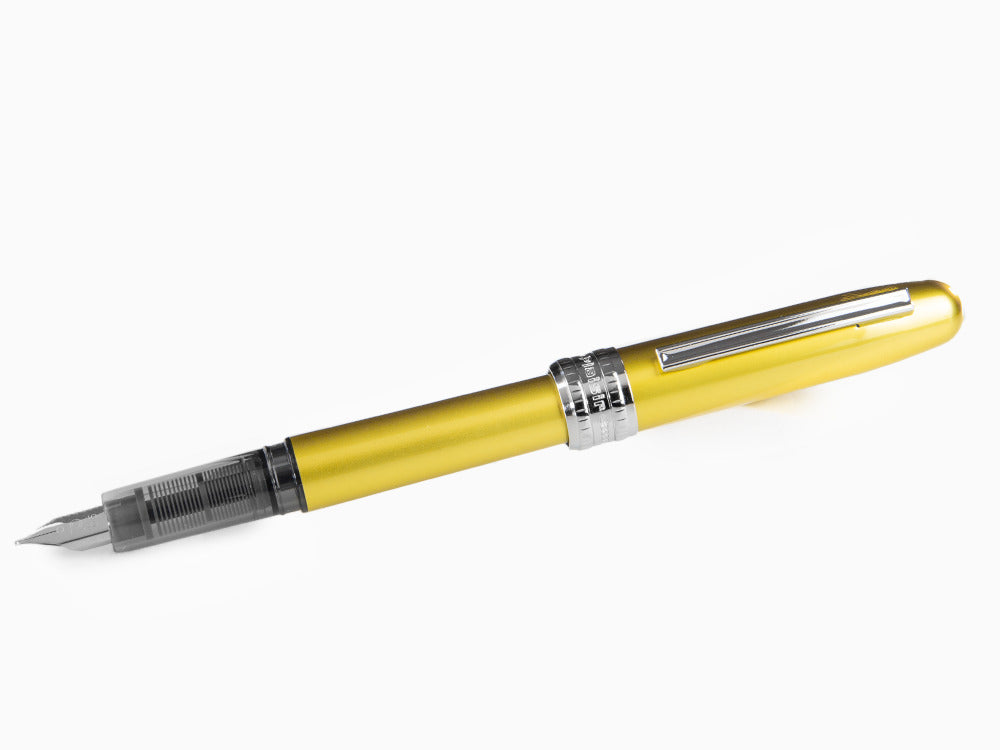 Platinum Plaisir Bali Citrus Füllfederhalter, Gelb, PGB-1000-47 - Nib M