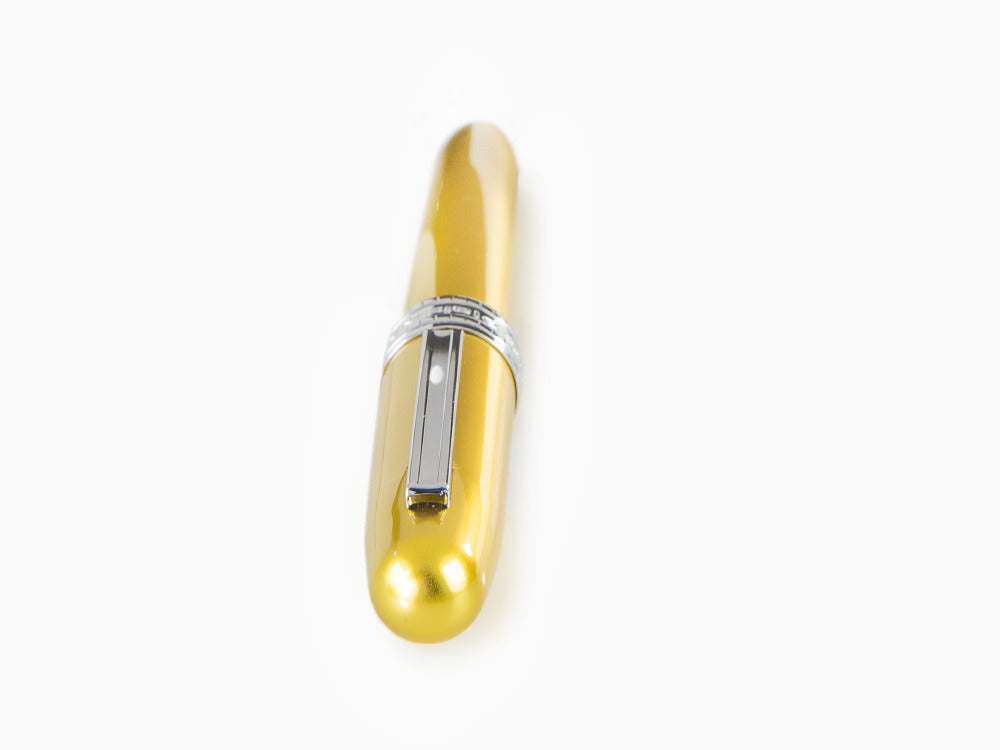Platinum Plaisir Bali Citrus Füllfederhalter, Gelb, PGB-1000-47 - Nib M