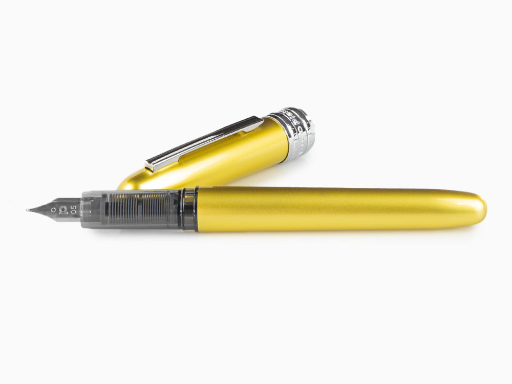 Platinum Plaisir Bali Citrus Füllfederhalter, Gelb, PGB-1000-47 - Nib M