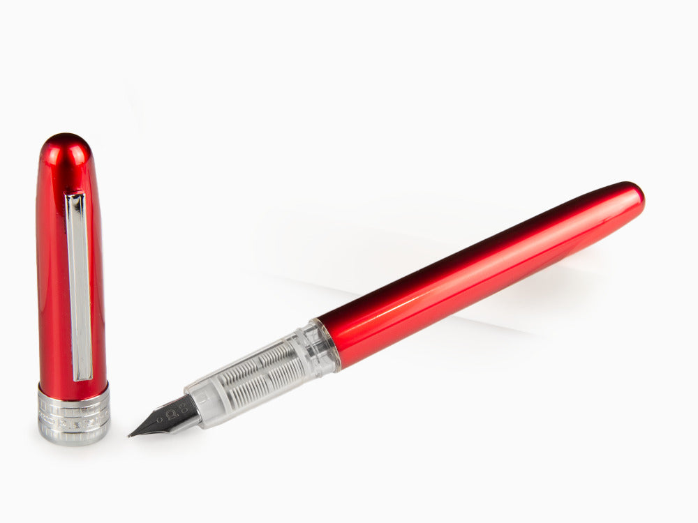 Platinum Plaisir Füllfederhalter, Aluminium, Rot, PGB-1000-70 - Nib M