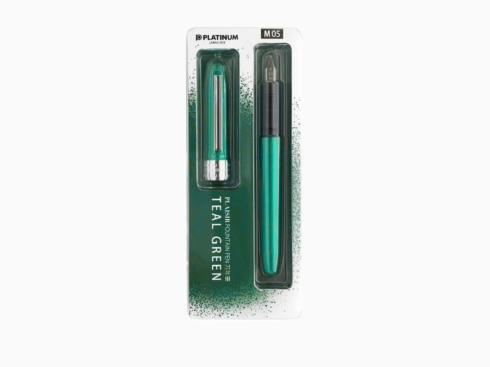 Platinum Plaisir Füllfederhalter, Teal Green 2020, PGB-1500-45 - Nib M
