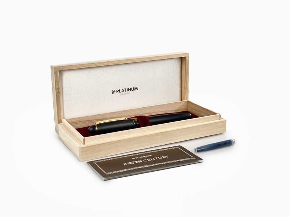 Platinum 3776 Pure Gold Zo-gan Füllfederhalter, Edelharz, PTB-30000Z-96