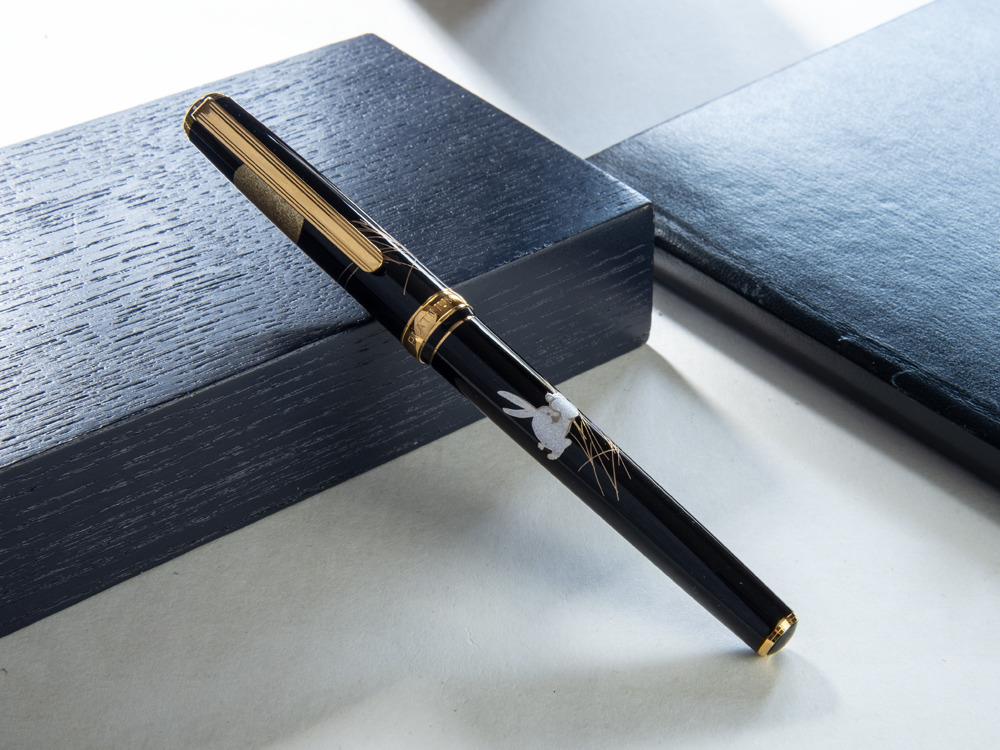 Platinum Kanazawa Maki-e The Moon and a Rabbit Füllfederhalter