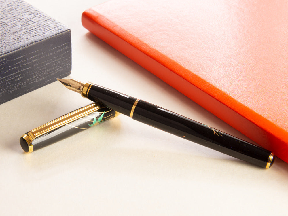 Platinum Kanazawa Maki-e Changing Autumn Leaves Füllfederhalter