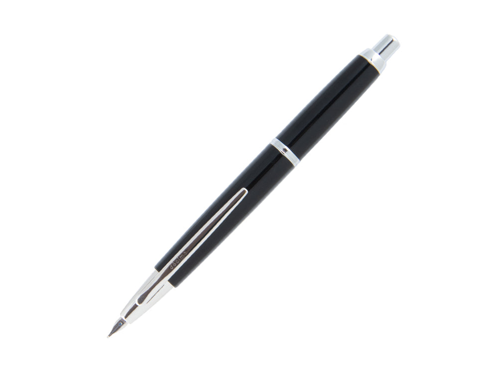 Pilot Capless Decimo Füllfederhalter, Lack, Schwarz, FK-1500D-RH-BLACK