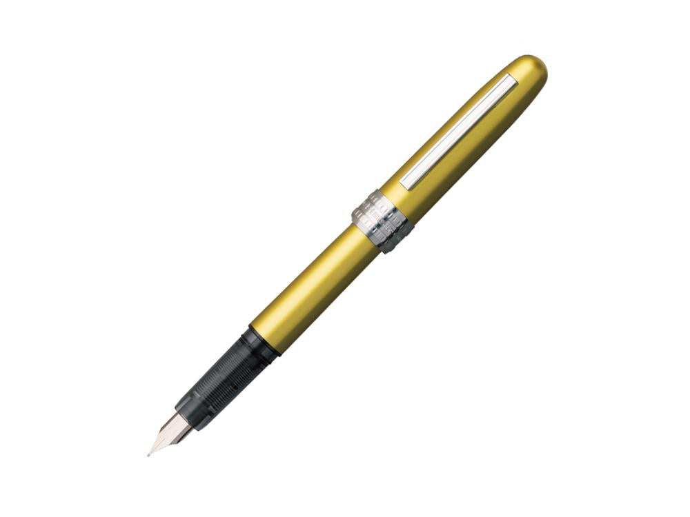 Platinum Plaisir Bali Citrus Füllfederhalter, Gelb, PGB-1000-47 - Nib M