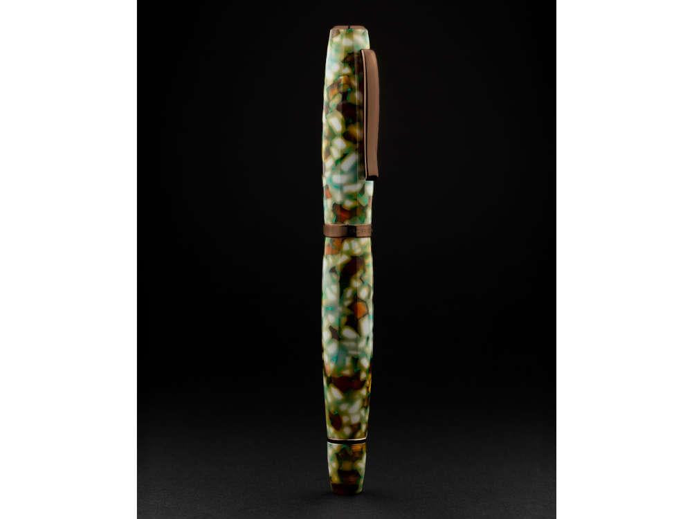 Scribo La Dotta Travertino Füllfeder, 18K, Limitierte Ed, DOTFP17PC1803