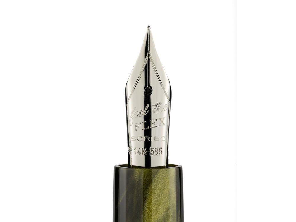 Scribo Flow Evoluzione 14K Füllfederhalter, Limitierte Ed, FLOFP07RT1403
