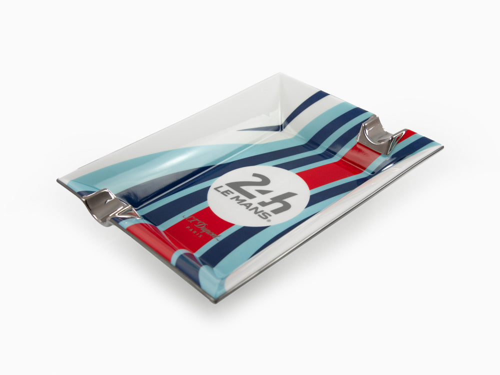S.T. Dupont 24H Du Mans Aschenbecher, Porzellan, Weiss, 006488