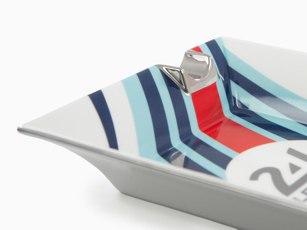 S.T. Dupont 24H Du Mans Aschenbecher, Porzellan, Weiss, 006488