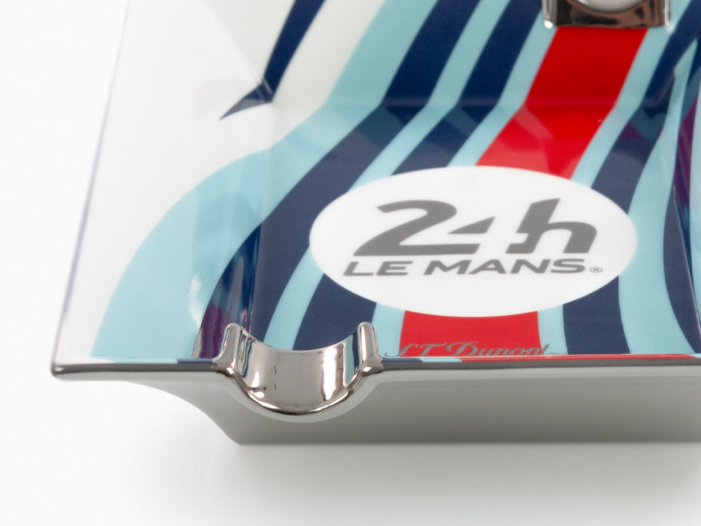 S.T. Dupont 24H Du Mans Aschenbecher, Porzellan, Weiss, 006488