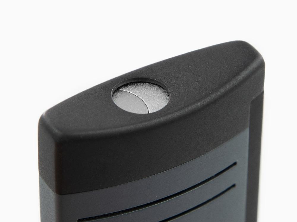 S.T. Dupont Maxijet Velvet Animation Graphite Feuerzeug, Lack, Grau, 020166