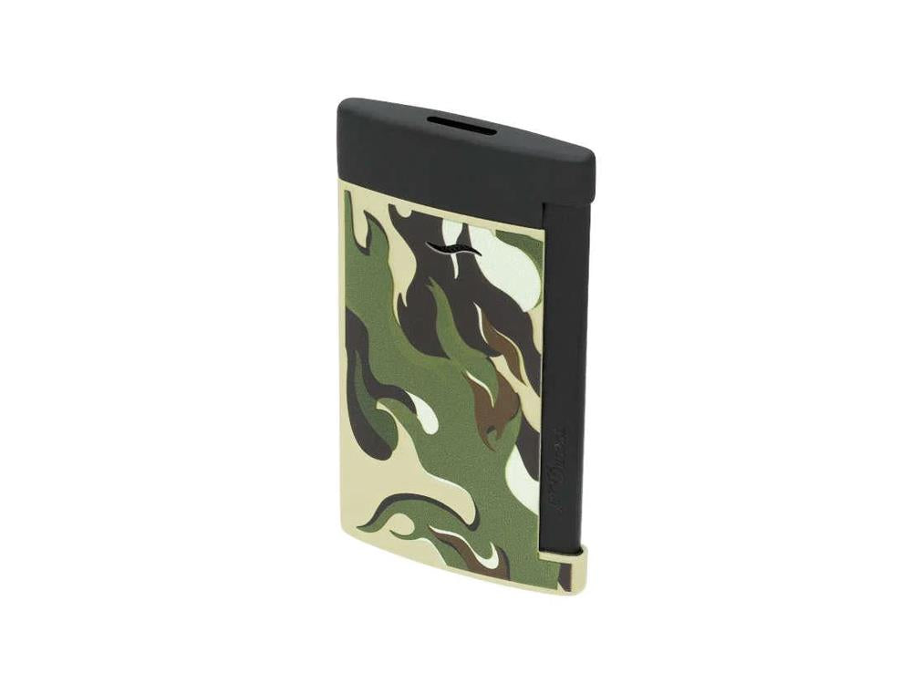 S.T. Dupont Camo Slim 7 Feuerzeug, PVD, Grün, Limitierte Auflage, 027750G