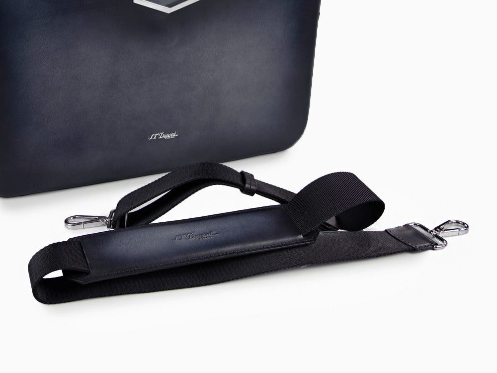 S.T. Dupont Le Grand Atelier Dokumententasche, Leder, Blau, 191365