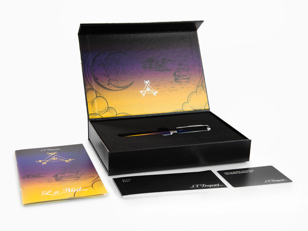 S.T. Dupont Line D Montecristo La Nuit Roller, Lack, Palladium Akzenten, 412135L