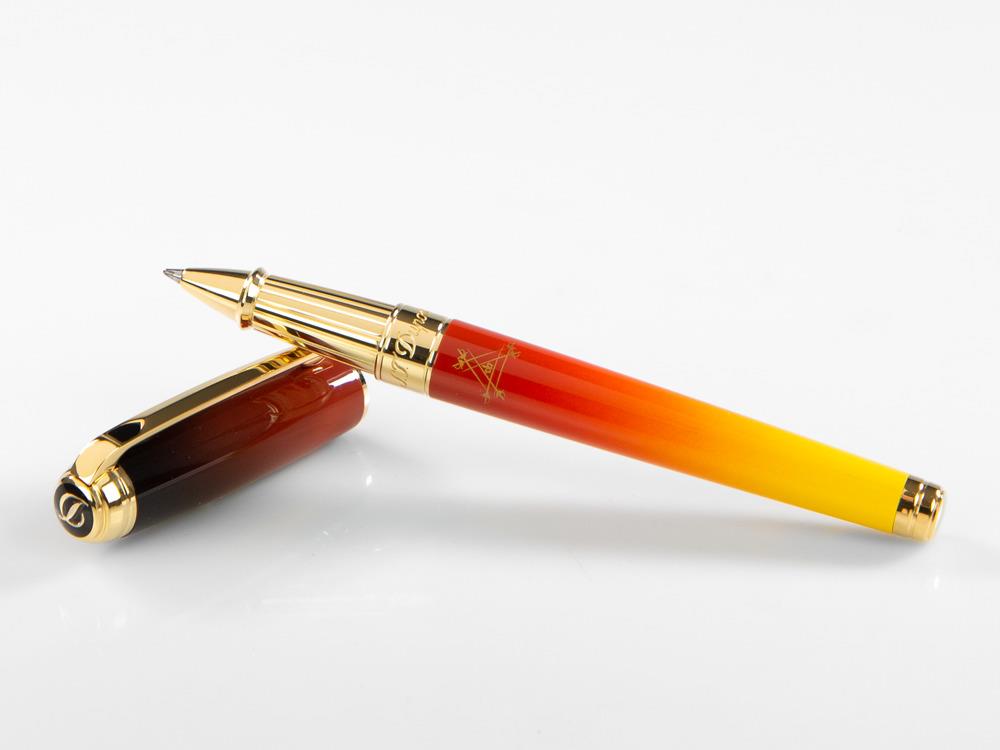 S.T. Dupont Line D Montecristo, Le Crépuscule, Roller, Vergoldete, 412136L