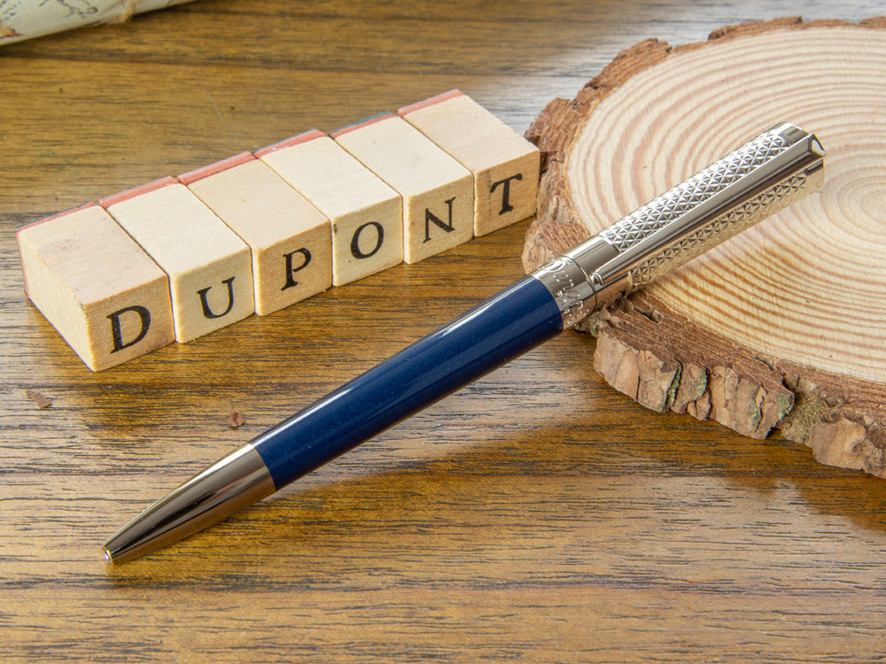 S.T. Dupont Liberté Fire Head Kugelschreiber, Lack, Palladium, Blau, 465017