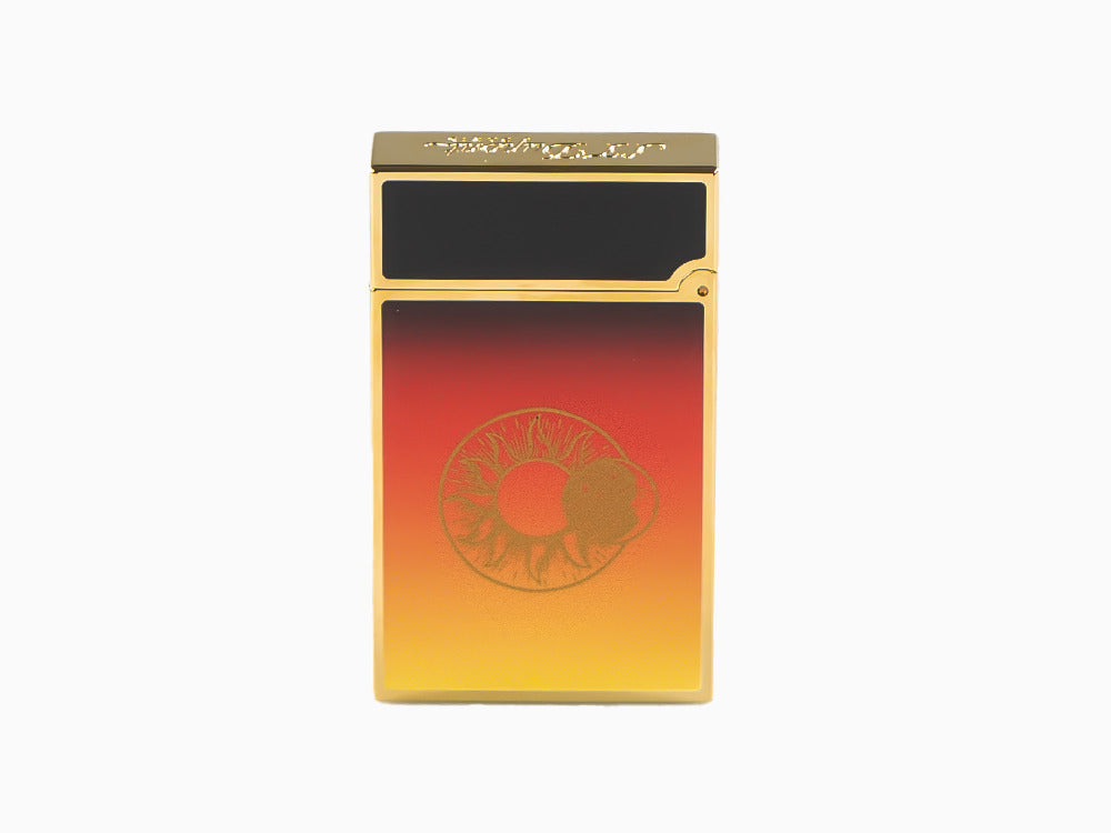S.T. Dupont Ligne 2 Cling Montecristo, Le Crépuscule Feuerzeug, Orange, C16036