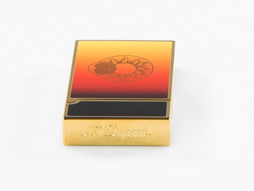 S.T. Dupont Ligne 2 Cling Montecristo, Le Crépuscule Feuerzeug, Orange, C16036