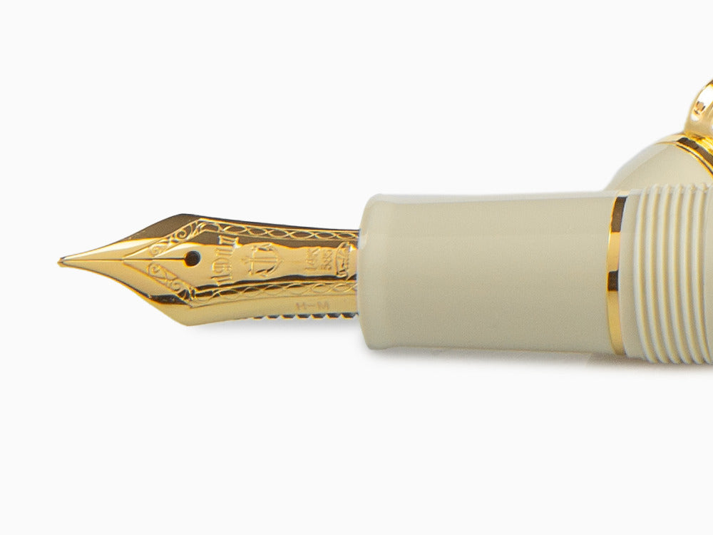 Sailor 1911 Standard Series Füller, Edelharz, Ivory, Gold, 11-1219-417