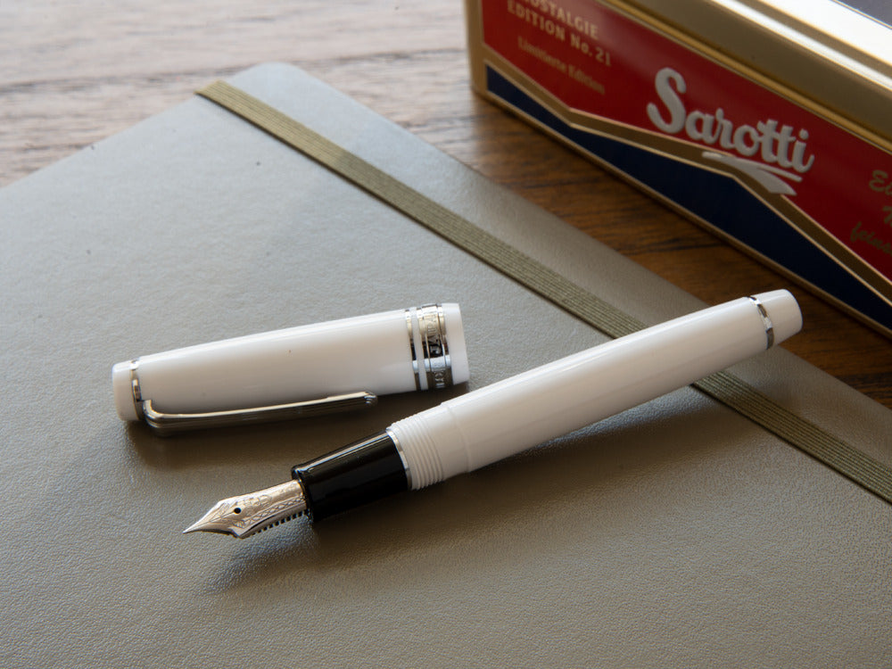 Sailor Professional Gear Slim Silver Füller, Weiss, Rhodinierte