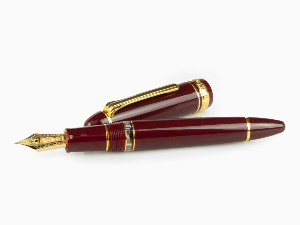 Sailor 1911 Series Realo Füller, Edelharz, Maroon, Gold, 11-3924-432