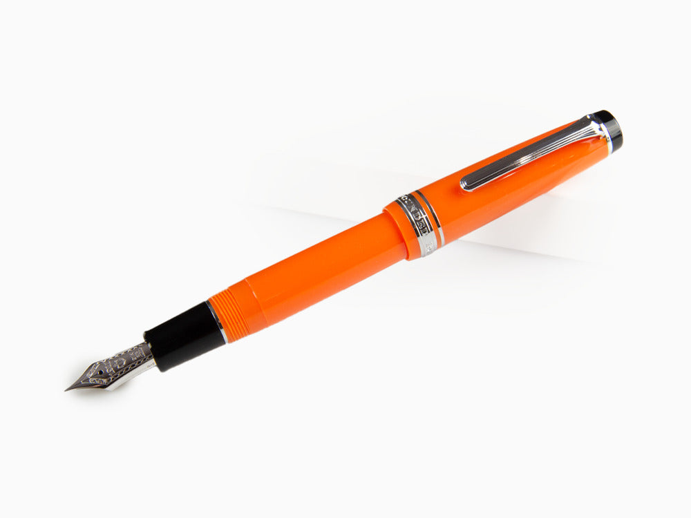 Sailor Professional Gear Color Füller, Orange, Verchromte Akzente
